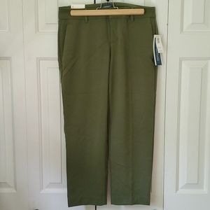 NWT Harper Mid Rise Dress Pants Olive